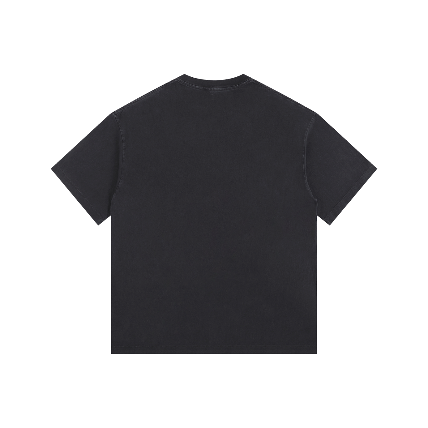 VINTAGE SKELE BOY MIDDLE FINGER T-SHIRT BLACK
